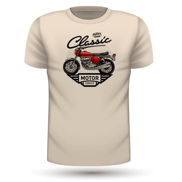 Tee Shirt Moto Vintage